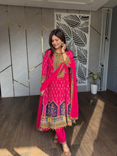 Anarkali crepe suit